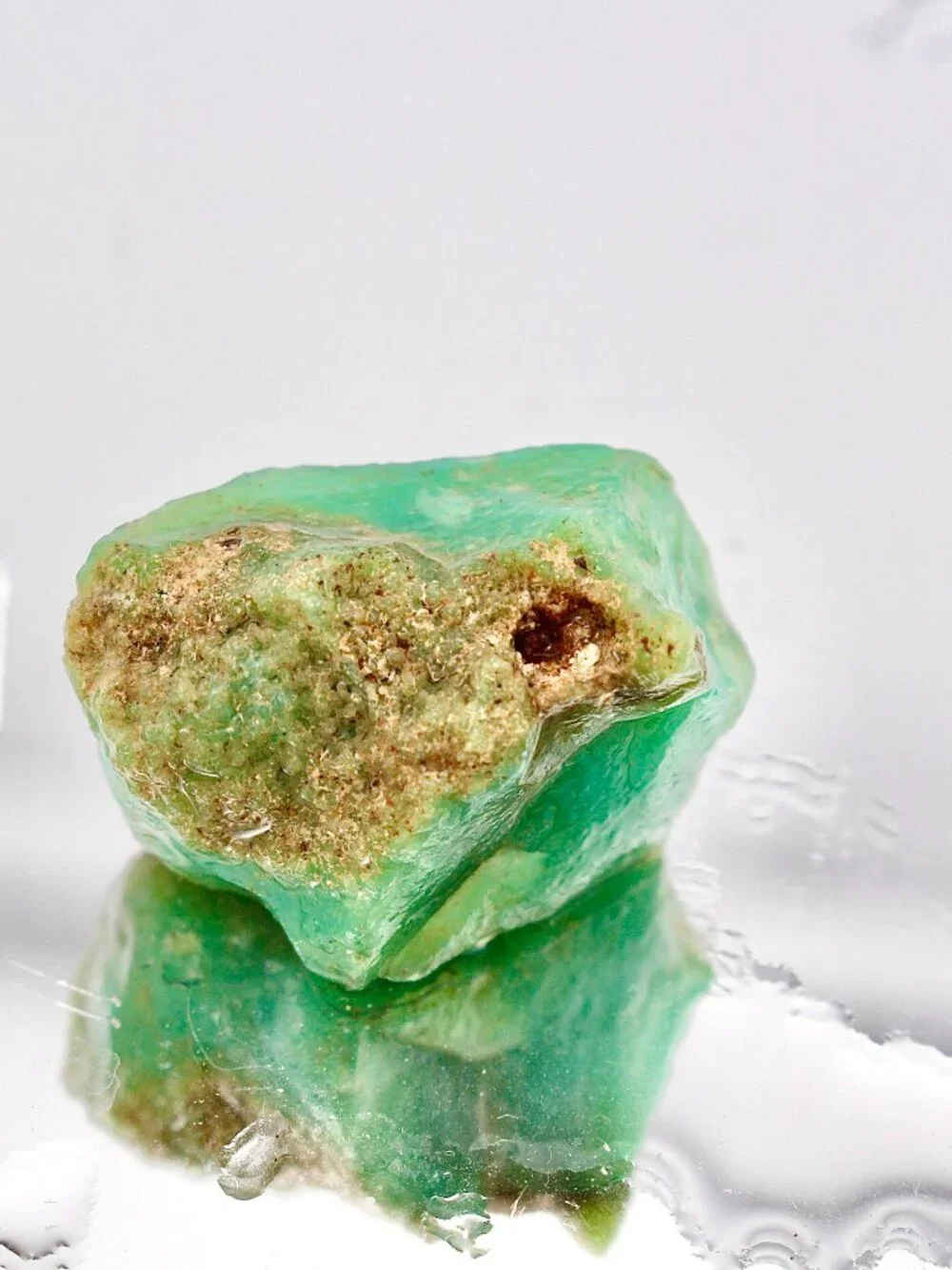 Gemmy Gem Australia Chrysoprase Marlborough Raw Natural Rough Mineral 71.37 Ct